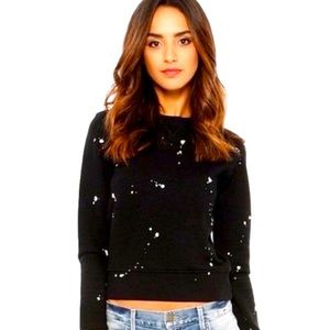 Rag & Bone - Splatter Paint Sweatshirt in Black
XS